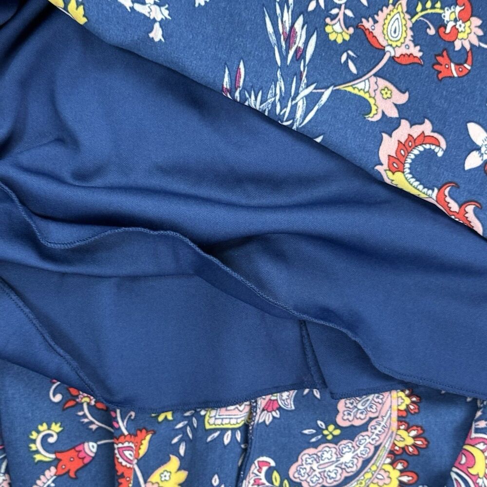 Bisou NEW Michelle Bohbot Paisley Maxi Dress Women 16 Off the Shoulders $86 - Picture 7 of 16